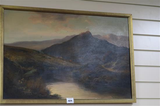 Henry Cooper, oil on canvas, Cattle in a landscape, signed, 50 x 76cm.